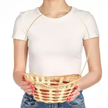 Корзина плетёная «Ладья», 24178 см, бамбук