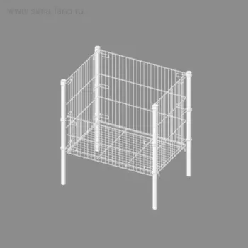 Корзина малая с низкой стенкой, глубина 510 (695х495х735 мм)