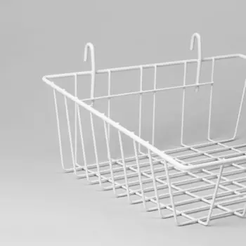 Корзина на сетку 31,535,513 см, цвет белый