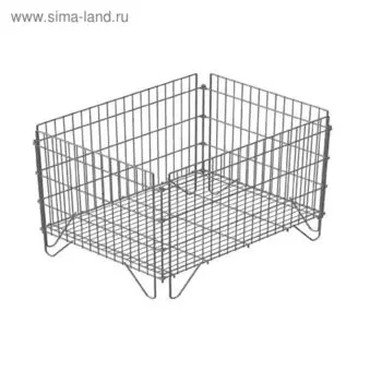 Корзина-накопитель, разборная, 1026280 см, цвет хром