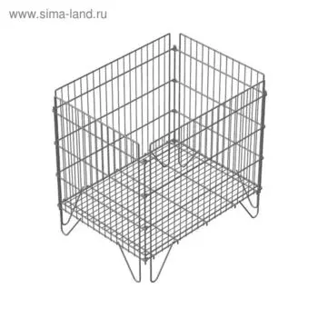 Корзина-накопитель, разборная, 826280 см, цвет хром