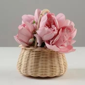 Корзина плетеная, 15,5 x 8/19,5 см, ротанг