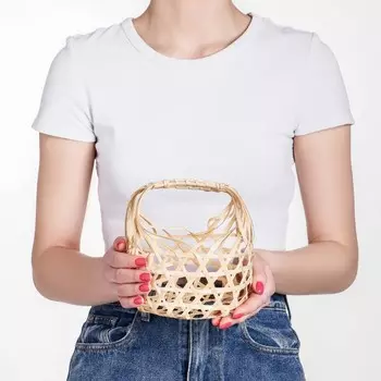 Корзина плетёная, 16138/16, бамбук