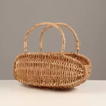 Корзина плетеная, 27х12х12 см, лоза