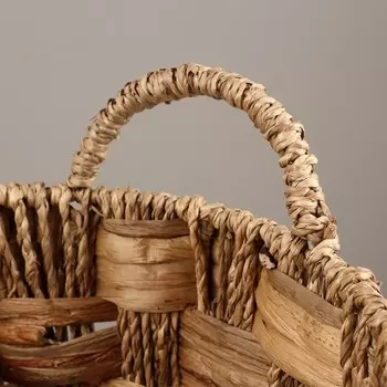 Корзина плетеная, 30х27/33 см, камыш