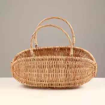 Корзина плетеная, 37х19х17 см, лоза