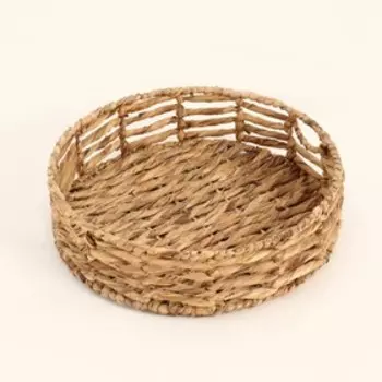 Корзина плетеная, 45х11 см, камыш