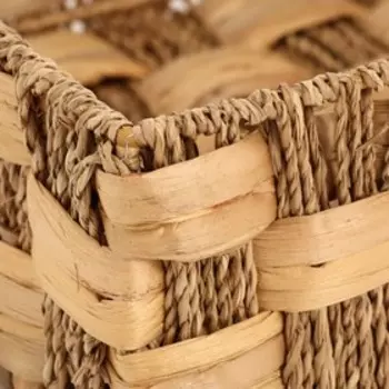 Корзина плетеная, 48х30х11 см, камыш