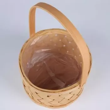 Корзина плетёная, секвойя, 2012/26.5 см, натуральный