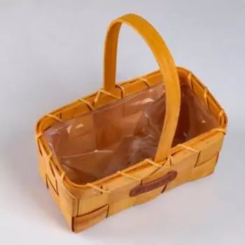 Корзина плетёная, секвойя, 23.513.511/28 см, натуральный