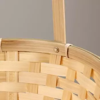 Корзина плетенная, 26х12/30 см, бамбук