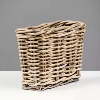 Корзина плетёная, 23х8х18 см, ротанг