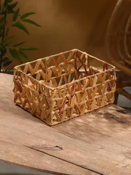 Корзина плетёная, 302315 см, водный гиацинт