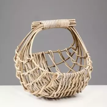Корзина плетёная, 36х32х42 см, ротанг