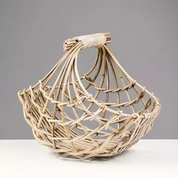 Корзина плетёная, 36х32х42 см, ротанг