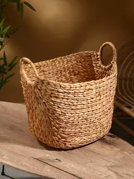 Корзина плетёная, 443533 см, водный гиацинт