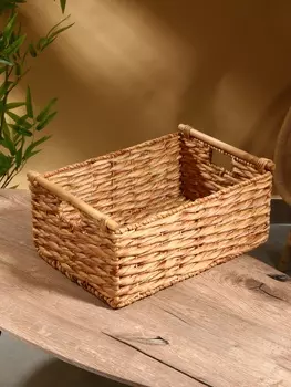 Корзина плетёная, 463120 см, водный гиацинт