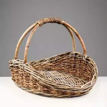 Корзина плетёная "Элитная", 62х47х18/39 см, ротанг