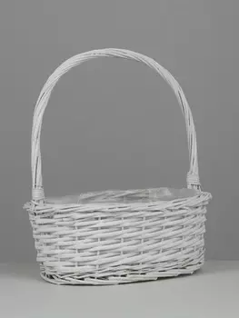 Корзина плетёная Dayton, ива, белый