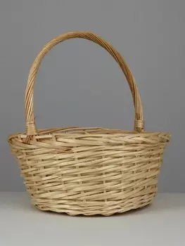 Корзина плетёная Dixie, ива, выбеленный