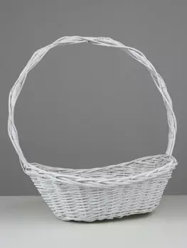 Корзина плетёная Eloy, ива, белый