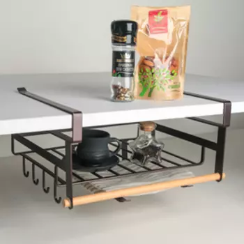 Корзина подвесная Доляна «Лофт», 30×29,5×17 см, цвет коричневый