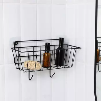 Корзина с 2 крючками, 31.51320 см, чёрная