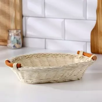 Корзина с ручками, 16235 см, ротанг