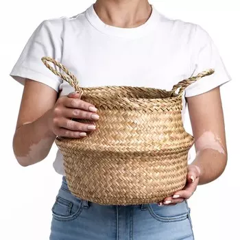 Корзина складная D25Н 24 см.(сыть)