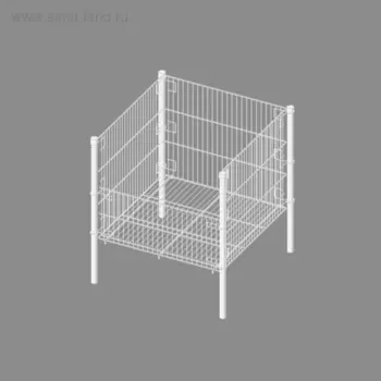 Корзина средняя с низкой стенкой, глубина 510 (695х695х735 мм)