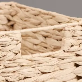 Корзина стеллажная плетёная «Колос», 251917 см, бежеый