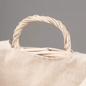 Корзина стеллажная высокая с ручками "Natural life", 36х26х26 см