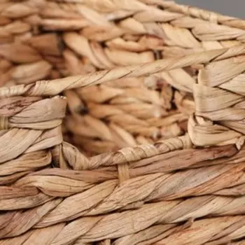 Плетёная корзина стеллажная «Золотистый колос», 312219 см, песочный