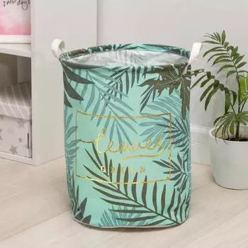 Корзина бельевая текстильная «Джунгли», 3545 см