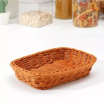 Корзинка для подачи Доляна, 23175 см, цвет коричневый