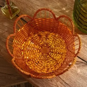 Корзинка для фруктов "Инам" алюминий, 32х32х13 см