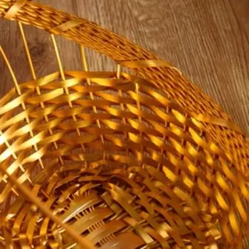 Корзинка для фруктов "Надия" алюминий, 36х20х10 см