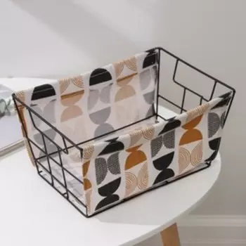 Корзинка для хранения Доляна «Песок», 30×20,5×15 см, цвет коричневый