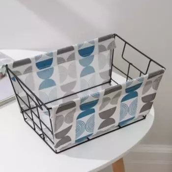 Корзинка для хранения Доляна «Песок», 3020,515 см, цвет голубой