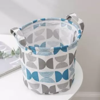 Корзинка для хранения с ручками Доляна «Песок», 212120 см, цвет голубой