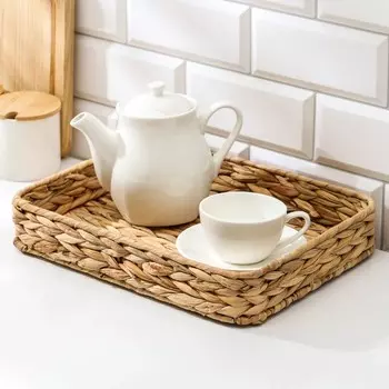 Корзинка для подачи Доляна «Камыш», 32245.5 см, из соломы