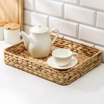 Корзинка для подачи Доляна «Камыш», 36286 см, из соломы