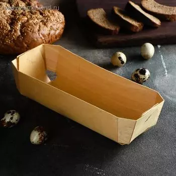 Корзинка из шпона, 250х110х70 мм