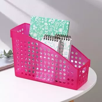 Лоток вертикальный, 2717.510.5 см, розовый