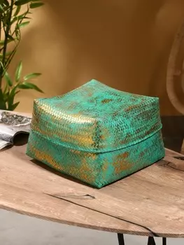 Корзинка плетёная «Голден мини», 303020 см, голубая