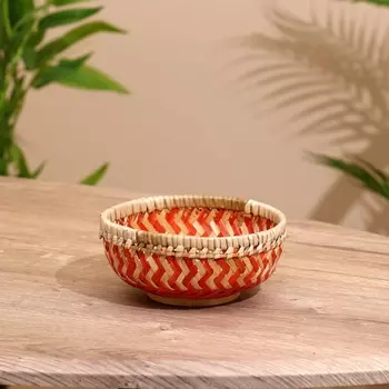 Корзинка плетёная, 14146 см, бамбук