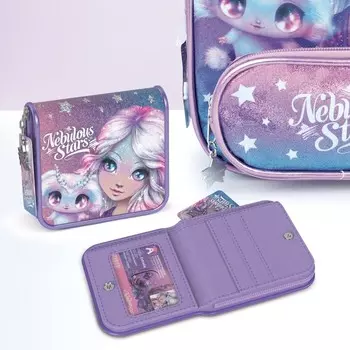 Кошелек для девочки Nebulous Stars Estrelia, с картхолдером и отделением для монет