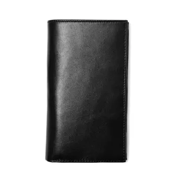 Кошелек мужской, натуральная кожа, 103x175x15 см, ЧЕРНЫЙ