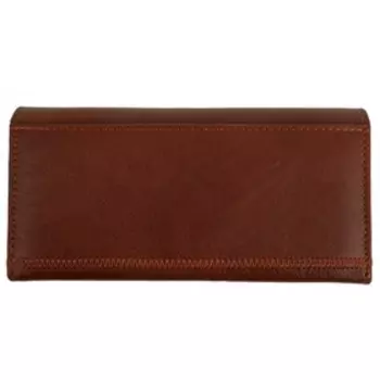 Кошелек на кнопке, цвет коричневый