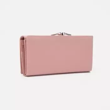 Кошелек на кнопке, цвет розовый